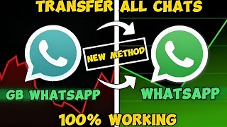 Data Transfer From GB Whatsapp To Normal Whatsapp | 100% Working ⚡