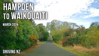 Driving New Zealand: Hampden to Waikouaiti | 4K scenic drive