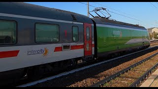 Intercity 657 Green con carrozze Intercity giorno