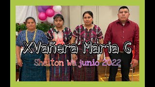 Marimba Primaveral de Guatemala.los XV años de Maria G En Shelton Washington #culturamaya