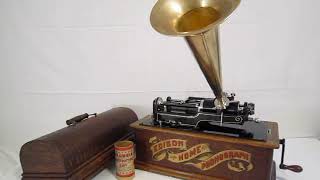 1901 Edison Red Banner Home Phonograph