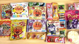 アンパンマンのお皿に　お菓子を並べよう　Anpanman snacks