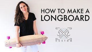 How to Make a Longboard // Scrap Project // DIY Project // Beginner Woodworking Project