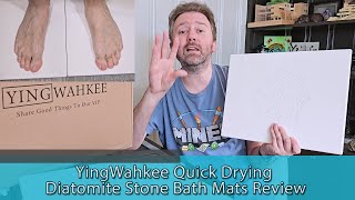 YingWahkee Quick Drying Diatomite Stone Bath Mats Review