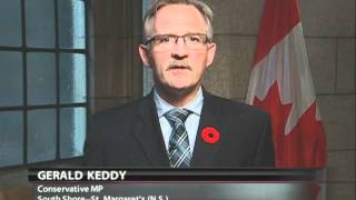 Gerald Keddy MP - Message - Remebrance Day 2011