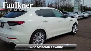 Certified 2022 Maserati Levante GT, Willow Grove, PA NX393404