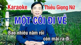 Một Cõi Đi Về ✔ Karaoke Thiếu Giọng Nữ ► Song Ca Với Lê Thiết ❖ Thiết TV