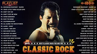 Queen, U2, Guns' N Roses, Aerosmith, Scorpions 🔥 Classic Rock Songs 70s 80s 90s Full Album