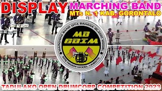 Tadulako Open Drumcorp Competition - Penampilan MB GBIM Mts Negeri 1 Kabupaten Gorontalo di Palu