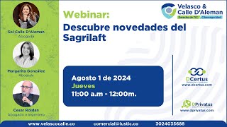 Webinar: Descubre novedades del Sagrilaft