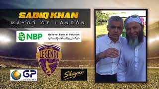 SADIQ KHAN MAYOR OF LONDON Supports PUNJABI LEGENDS | T10 CRICKET LEAGUE