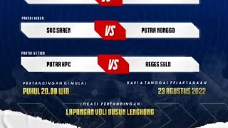 🔴Live Bola Voli ASEMRUDUNG putra Kpc VS Reges Selo