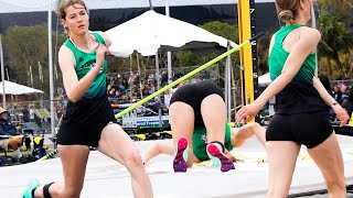 Utah Valley womens high jump sports highlight clip