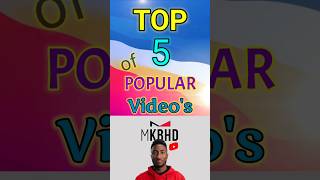 TOP 5 POPULAR VIDEOS OF MKBHD #trending #viral #mkbhd #technology #shorts #reels #popular