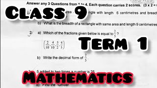 class 9 mathematics term 1 class 9 maths