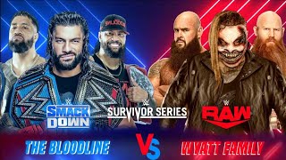 WWE | The BlooDLine vs The Wyatt Family | 6 Man Tag Team Match | Survivor Series