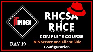 Day 19 | NIS Server and Client Configuration Step by Step in RedHat 8 | Linux | #ITindex