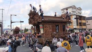 鹿沼 秋祭り 2017 屋台揃い引き 鳥居跡町