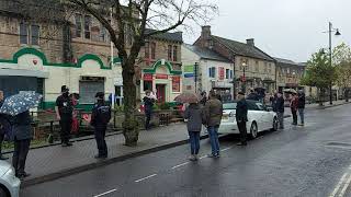 The sounding of the last post today (November 8) in Midsomer Norton