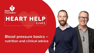 Blood Pressure Basics – Nutrition and Clinical Advice | Heart Help Live | Heart Foundation NZ