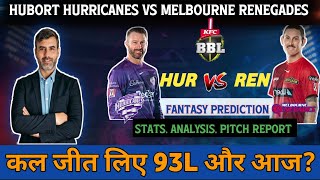 HUR vs REN Dream11 Team II HUR vs REN Dream11 Team Prediction II 14th T20 II hur vs ren dream11 FCG