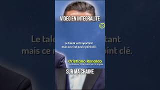 Conseil Sage de CRISTIANO RONALDO pour ne pas le regretter plus tard #shorts #citations #quotes #win