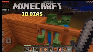 Minecraft - Sobrevivendo 10 dias, será que consegui? #minecraft