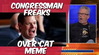 congressman freaks over cat meme