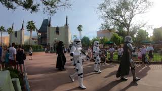 Darth Vader, Rae, & Chewbacca at Disney's Hollywood Studios