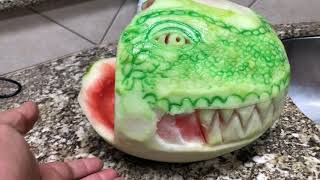 T Rex Watermelon Basket