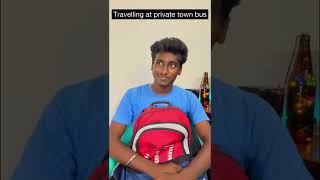 Gov bus vs private town bus alaparaigal #youtube #shorts #comedy