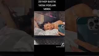 ŞARKICI ZEYNEP BASTIK YATAK POZU VERDİ.