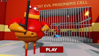 RED LARVA BARRY'S PRISON RUN! OBBY Full Gameplay #roblox #obby