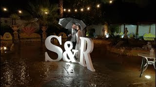 Reportaje Sergio y Rosa Maria en Salon de bodas en Valencia | Masia Santarrita