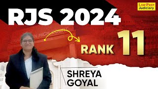 RJS 2024 full Interview | Shreya Goyal | Rank - 11 | RJS Result 2024