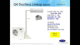 Carrier Duct Free Splits - Webinar 7/22/13