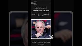 We have dedicated this memorial to Sven-Goran Eriksson. #football #sven #worldcup #fifa #cancer