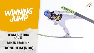 Austria into the lead in Mixed Team NH | FIS Nordic Combined World Cup 23-24