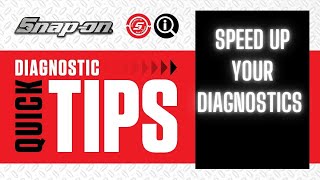 Speed Up Your Diagnostics |Quick Tip | Snap-on Diagnostics UK