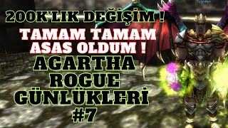 200 BİN TL DEĞERİNDE ASAS DİZDİK- AGARTHA ROGUE GÜNLÜKLERİ #7 (Knight Online) #knightonline #agartha