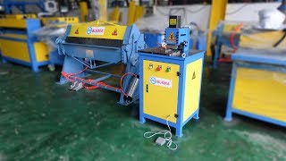 BLKMA® steel plate Hydraulic angle notching cutting machine + Iron plate Pneumatic folding machine