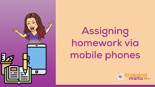 Assigning Homework via mobile phones