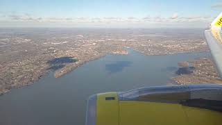 Nashville Tennessee Landing - Spirit airlines from NJ - Dec 2022