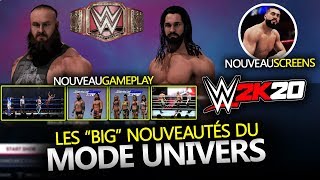 WWE 2K20 : LES NOUVEAUTÉS DU MODE UNIVERS ! NOUVEAU GAMEPLAY SCREENSHOTS ! [FR]