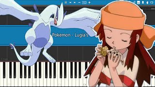 Pokémon the Movie 2000 - Lugia's Theme | PIANO TUTORIAL (DELAYED VERSION) | Astropiano | アストロピアノ