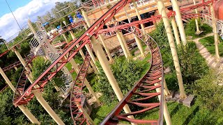 Le Vol d'Icare [4K] Front Seat POV - Parc Astérix