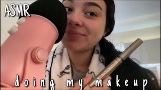 ASMR doing my makeup 💄 (chaotic)