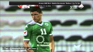 دوري الخليج العربي 2014-2015 | الجولة 19 | هدف مباراة الشباب 1 × 0 بني ياس بصوت علي حميد