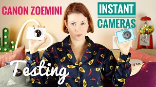 Canon: Zoemini C & Zoemini S | Testing Instant Cameras | Natalie's Cozyland