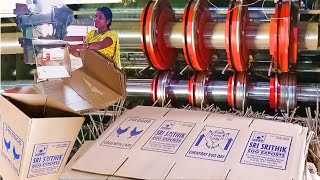 10000 EGG CORRUGATED BOXES MAKING AUTOMATED MACHINE | Small Scale Industry